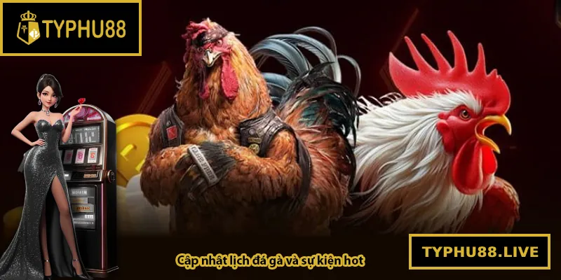 Cập nhật lịch đá gà và sự kiện hot tại Typhu88