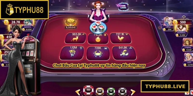 Chơi Bầu Cua tại Typhu88 uy tín hàng đầu hiện nay