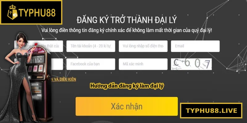 Hướng dẫn đăng ký làm đại lý Typhu88