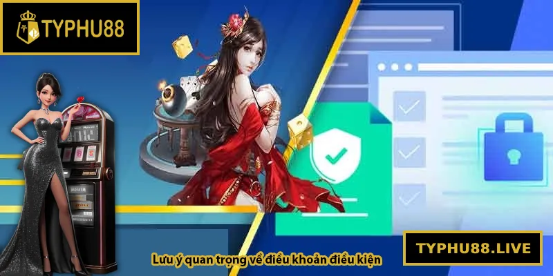 Lưu ý quan trọng về điều khoản điều kiện Typhu88