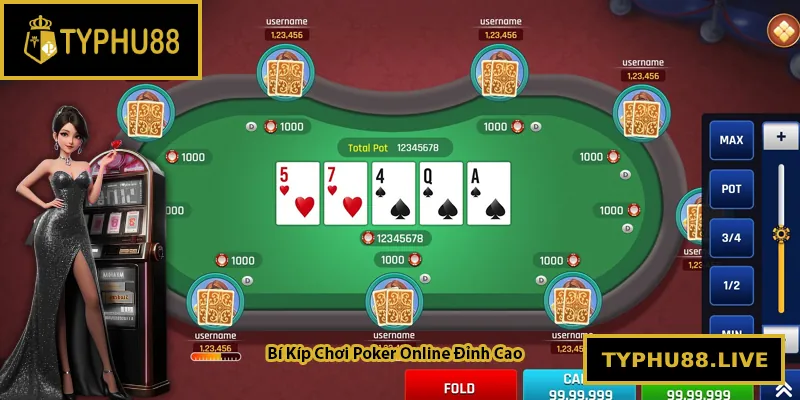 Poker Online – Bí Kíp Chơi Đỉnh Cao Tại Typhu88